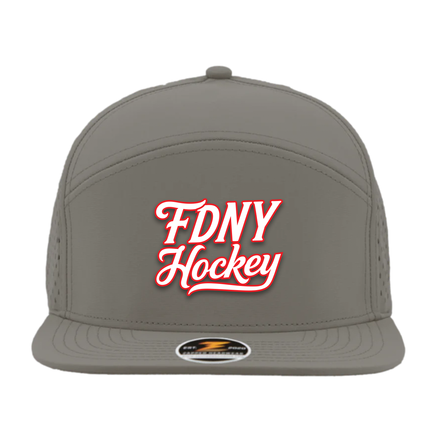 Grey Osprey R+ White Embroidery Hat