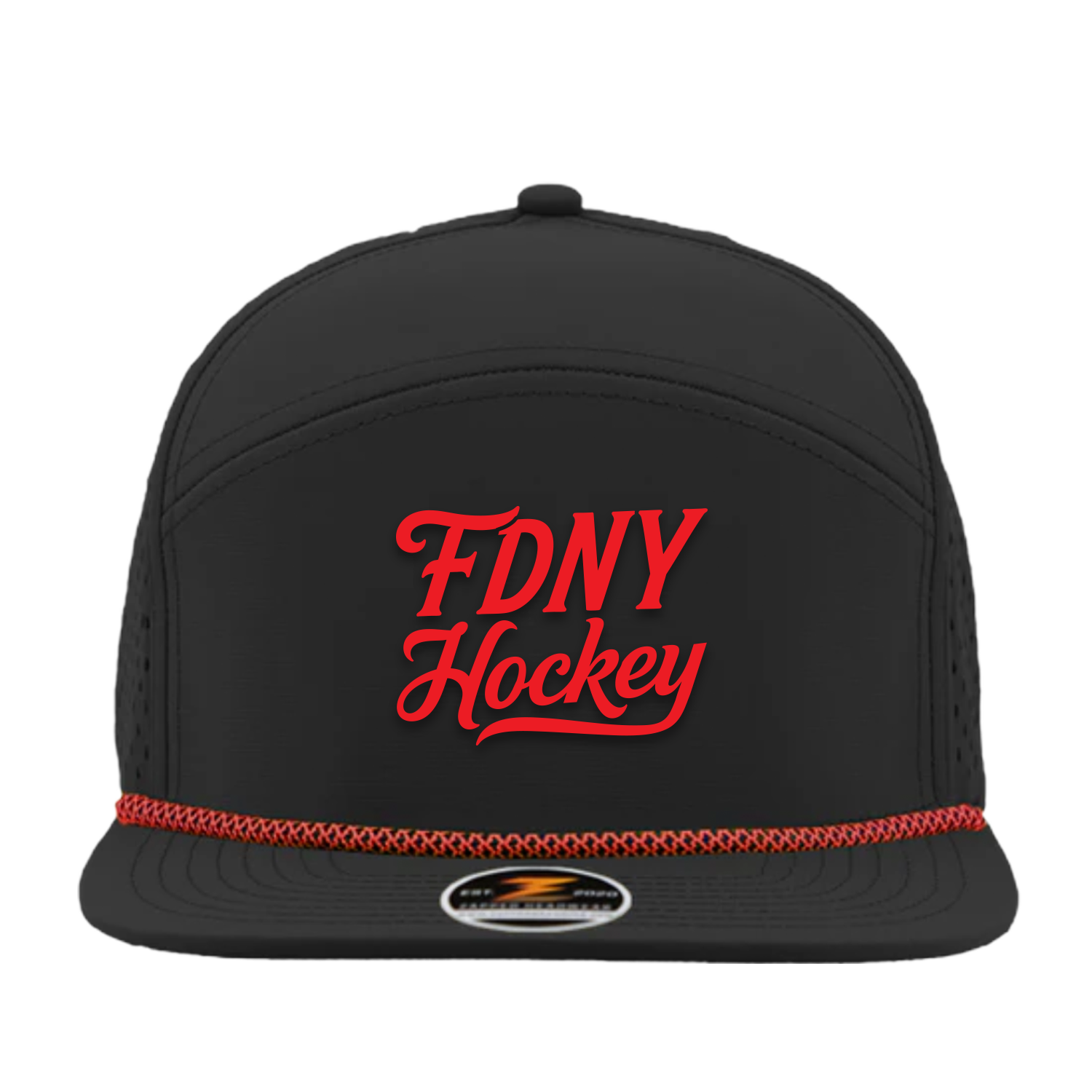 Black Osprey R+ Red Embroidery Black/Red Rope