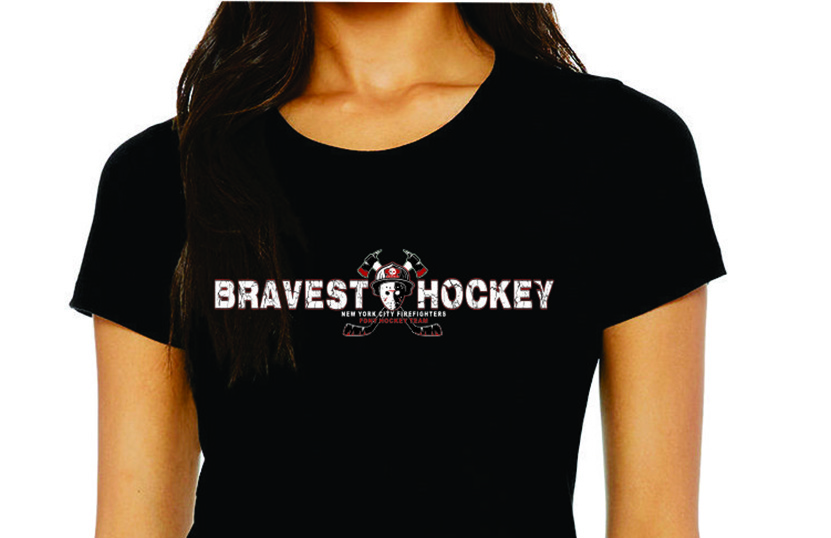 Ladies - Black Hockey Jason Mask T-Shirt 