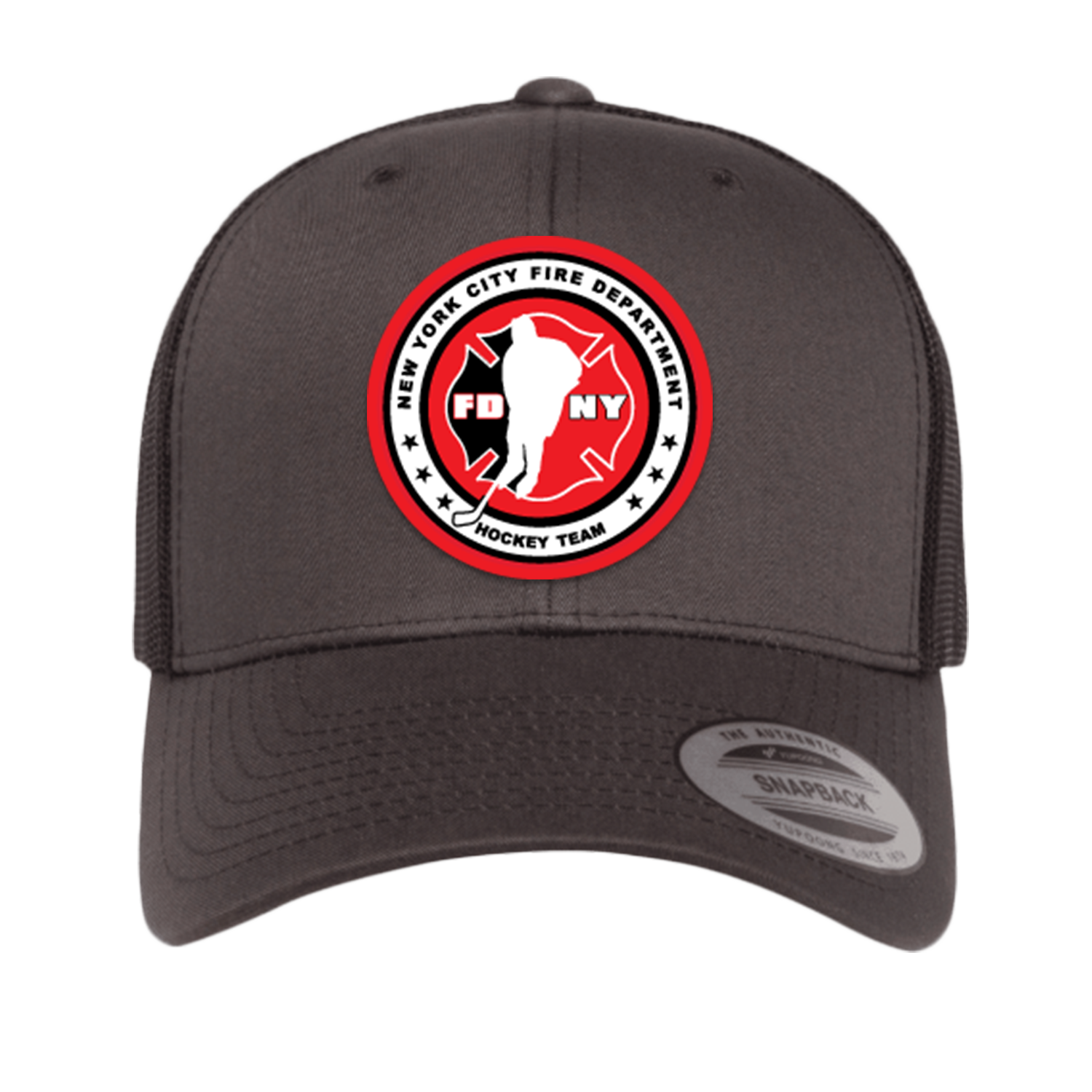 Charcoal PVC Patch Hat