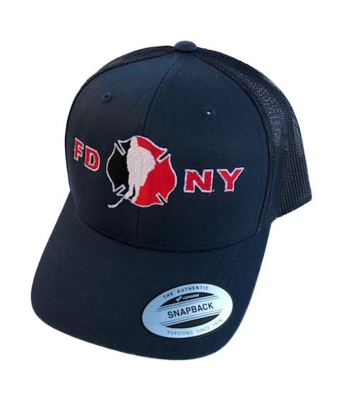 FDNY Hockey - Hockey Solid Navy SnapBack Hat - FDNY Logo