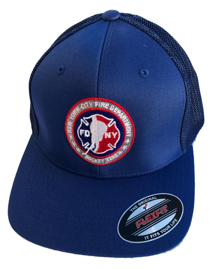 Hockey ROYAL BLUE Flexfit Trucker Hat