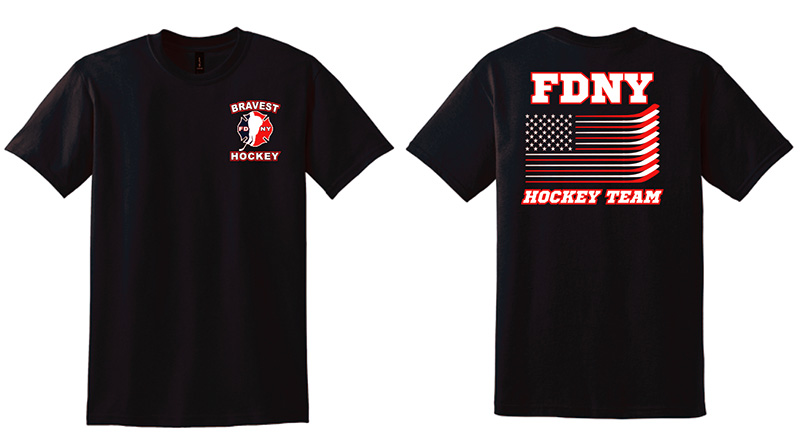 Black Stars and Stripes Short Sleeve